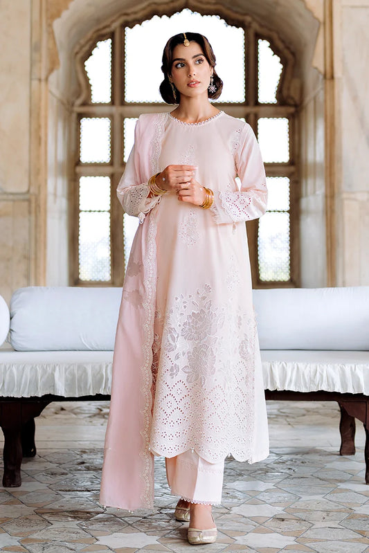 Picture of <!--at-->Cross Stitch - Unstitched Eid Lawn - Peach Blush - Available at Raja Sahib
