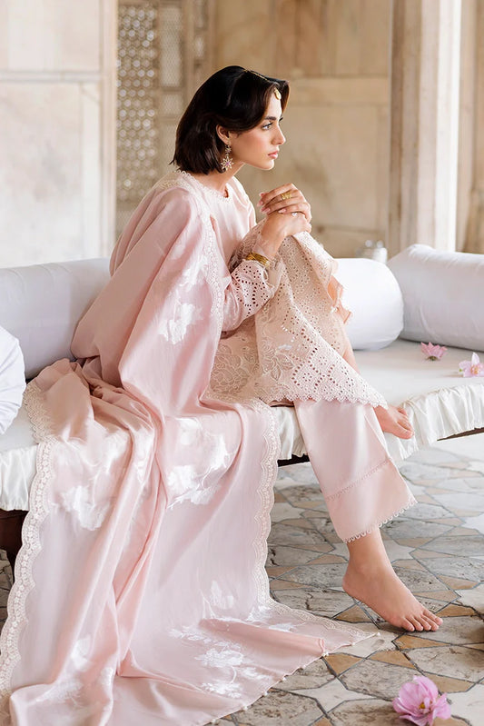 Picture of <!--at-->Cross Stitch - Unstitched Eid Lawn - Peach Blush - Available at Raja Sahib