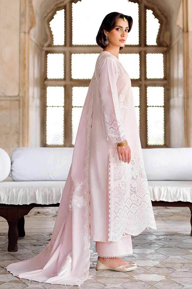 Picture of <!--at-->Cross Stitch - Unstitched Eid Lawn - Peach Blush - Available at Raja Sahib