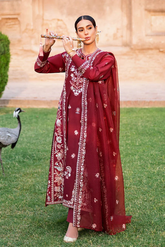 Picture of Cross Stitch - Unstitched Eid Lawn - Rouge Zest - Available at Raja Sahib