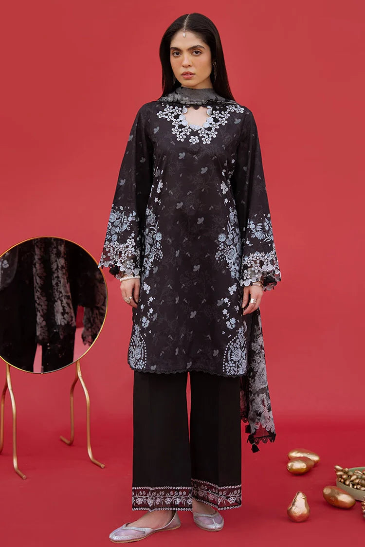 Picture of <!--ak-->Cross Stitch - Unstitched Eid Lawn - Raven Whisper - Available at Raja Sahib