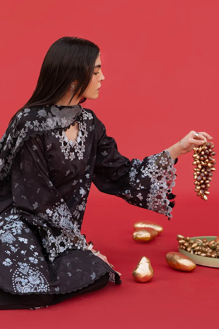 Picture of <!--ak-->Cross Stitch - Unstitched Eid Lawn - Raven Whisper - Available at Raja Sahib