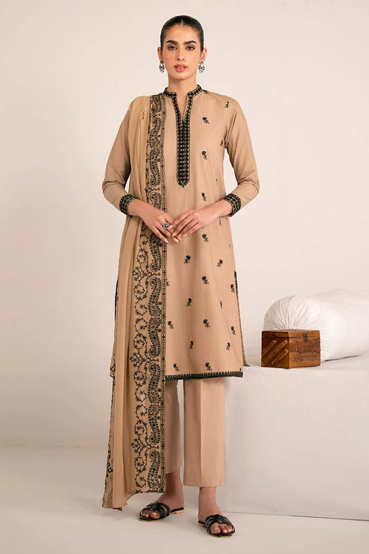 Picture of Cross Stitch - Sandstone Grace - 2 Piece - Available at Raja Sahib