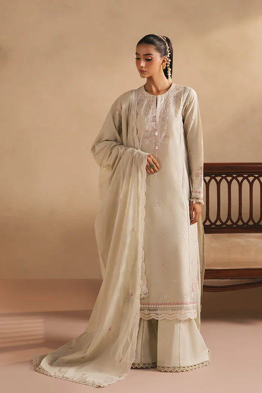 Picture of <!--y-->Cross Stitch - Mahiri Unstitched Embroidered Collection Vol 4 - Frosted Mint - Available at Raja Sahib