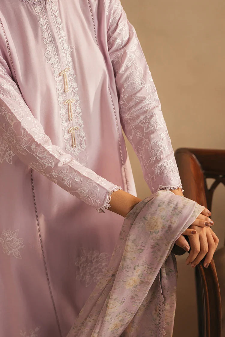 Picture of <!--w-->Cross Stitch - Mahiri Unstitched Embroidered Collection Vol 4 - Lavender Dream - Available at Raja Sahib