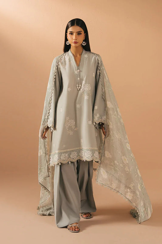 Picture of <!--v-->Cross Stitch - Mahiri Unstitched Embroidered Collection Vol 4 - Livia Floret - Available at Raja Sahib