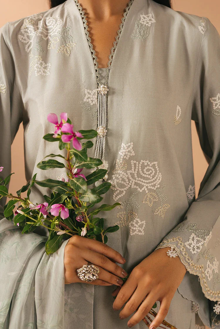 Picture of <!--v-->Cross Stitch - Mahiri Unstitched Embroidered Collection Vol 4 - Livia Floret - Available at Raja Sahib