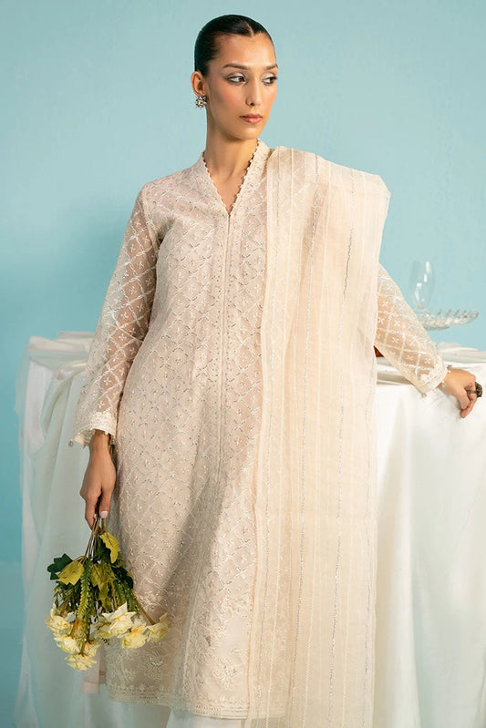 Picture of Cross Stitch - Misty Pink - 2 Piece - Available at Raja Sahib