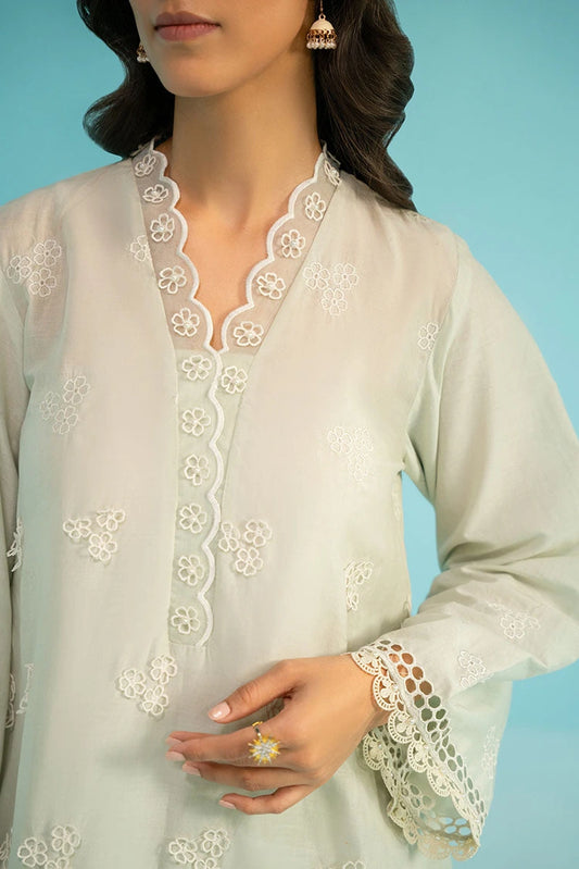 Picture of Cross Stitch - Mint Mist - 2 Piece - Available at Raja Sahib