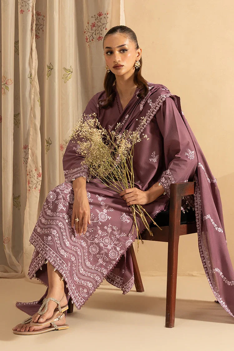 Picture of <!--f-->Cross Stitch - Mahiri Unstitched Embroidered Collection Vol 5 - Subtle Bloom - Available at Raja Sahib