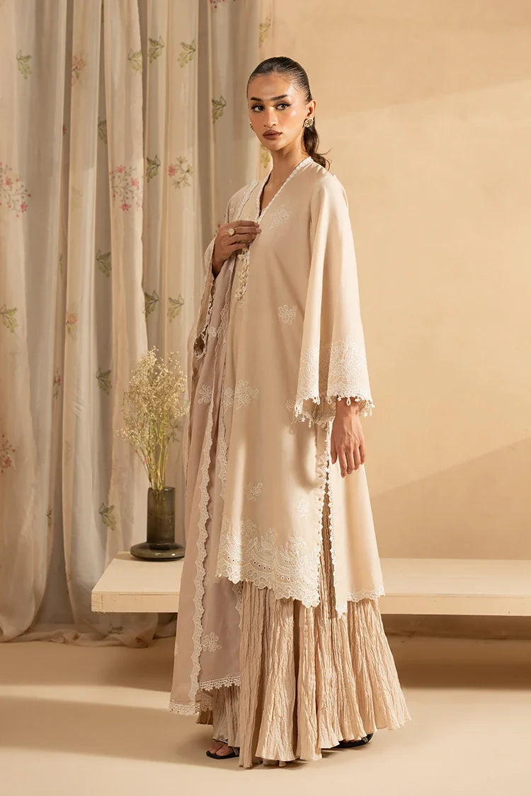 Picture of <!--e-->Cross Stitch - Mahiri Unstitched Embroidered Collection Vol 5 - Moonlit Beige - Available at Raja Sahib