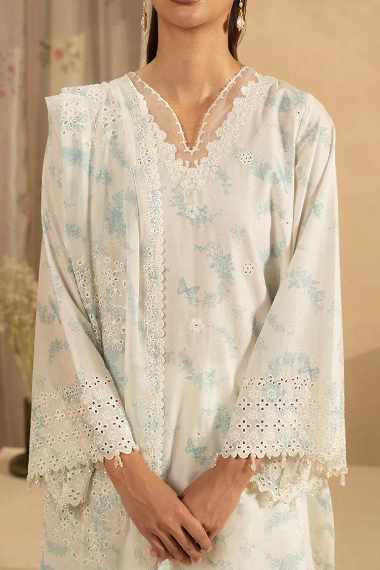 Picture of Cross Stitch - Mahiri Unstitched Embroidered Collection Vol 5 - Vanilla Ice - Available at Raja Sahib