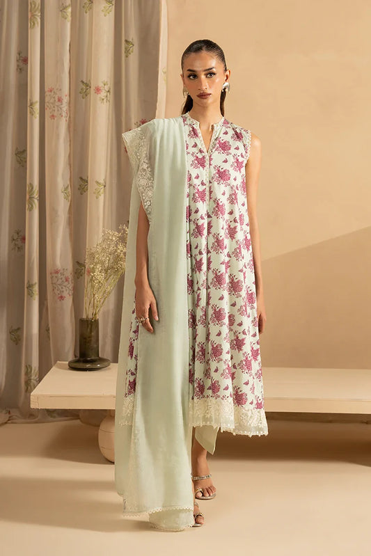 Picture of <!--c-->Cross Stitch - Mahiri Unstitched Embroidered Collection Vol 5 - Pistachio Dust - Available at Raja Sahib