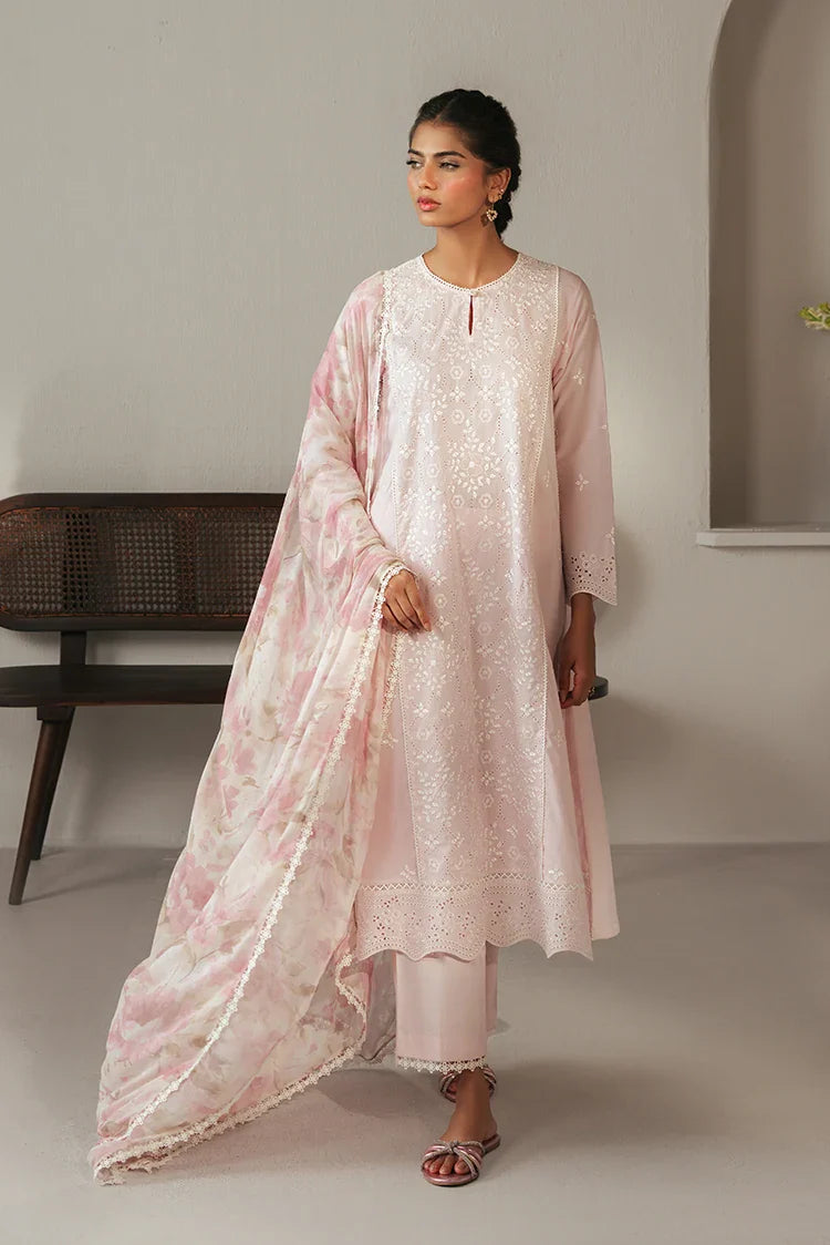 Picture of Cross Stitch - Chikankari Edit Vol 4 - Lilac Rose - Available at Raja Sahib