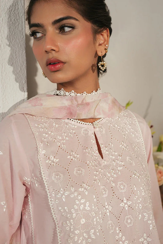 Picture of Cross Stitch - Chikankari Edit Vol 4 - Lilac Rose - Available at Raja Sahib