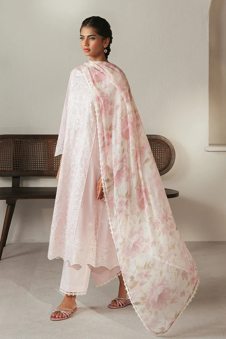 Picture of Cross Stitch - Chikankari Edit Vol 4 - Lilac Rose - Available at Raja Sahib