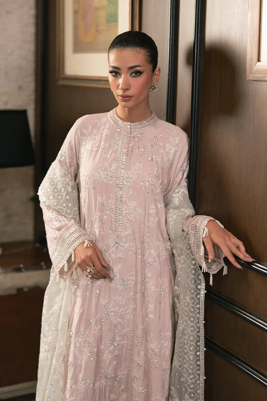 Picture of Cross Stitch - Embroidered Chiffon Edit Vol 1 - Petal Purple - Available at Raja Sahib