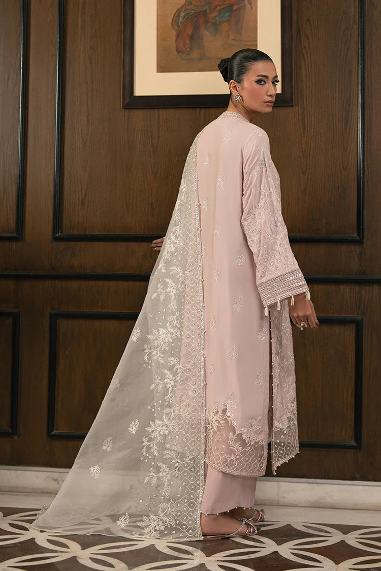 Picture of Cross Stitch - Embroidered Chiffon Edit Vol 1 - Petal Purple - Available at Raja Sahib