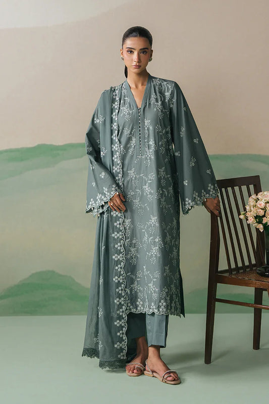 Picture of Cross Stitch - Embroidered Lawn Edit Vol 1 - Forest Serenity - Available at Raja Sahib