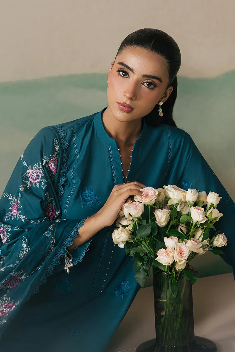 Picture of Cross Stitch - Embroidered Lawn Edit Vol 1 - Ocean Depths - Available at Raja Sahib