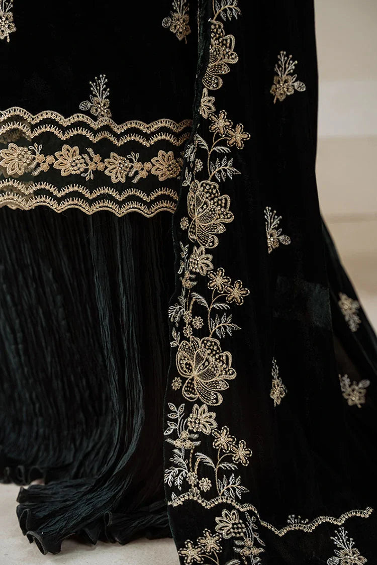 Picture of Cross Stitch - 3 PC Velvet Embroidered Suit - Verdant Spell - Available at Raja Sahib