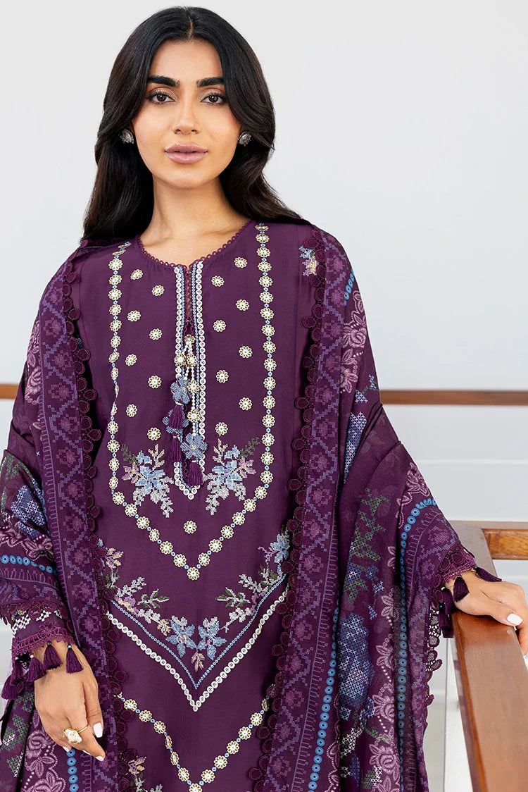 Picture of Cross Stitch - Premium Unstitched Cotton Satin - Mystic Dust - Available at Raja Sahib