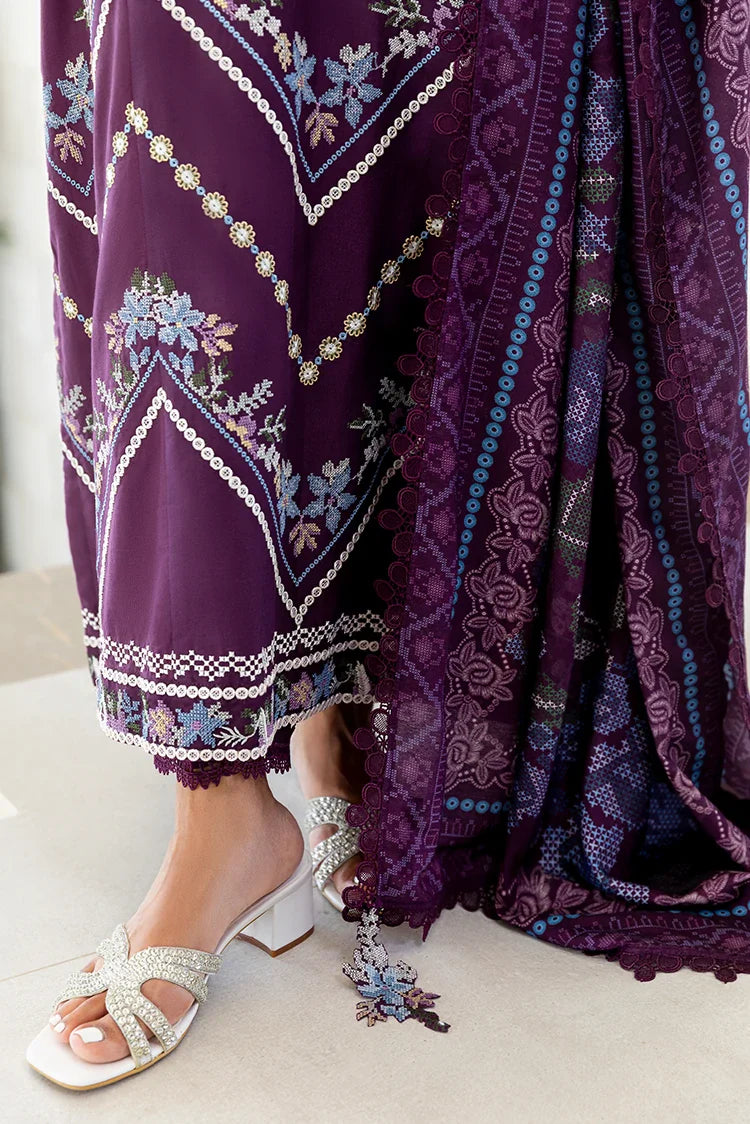 Picture of Cross Stitch - Premium Unstitched Cotton Satin - Mystic Dust - Available at Raja Sahib