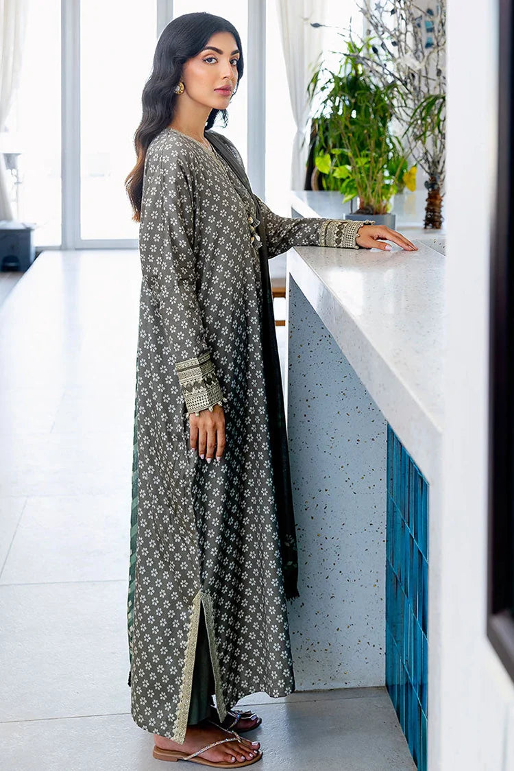 Picture of Cross Stitch - Premium Unstitched Cotton Satin - Forest Mist - Available at Raja Sahib