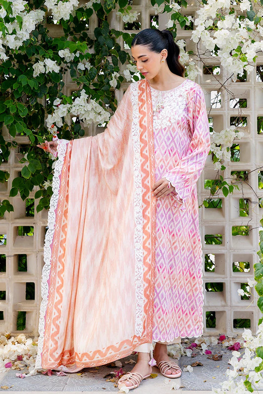 Picture of Cross Stitch - Premium Unstitched Cotton Satin - Radiant Charm - Available at Raja Sahib