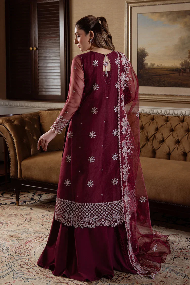 Picture of Cross Stitch - Unstitched Wedding Collection - Berry Blush - Available at Raja Sahib