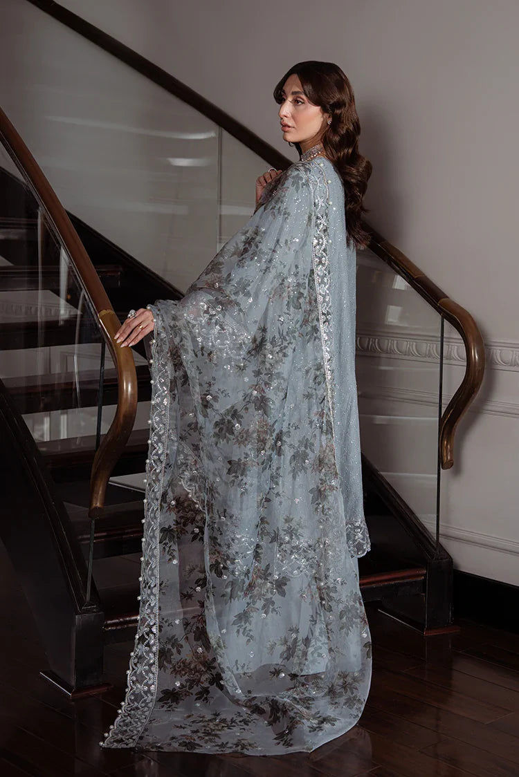 Picture of Cross Stitch - Unstitched Wedding Collection - Dusky Smoke - Available at Raja Sahib