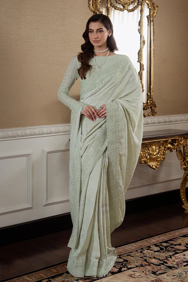 Picture of Cross Stitch - Unstitched Wedding Collection - Soft Mellow - Available at Raja Sahib