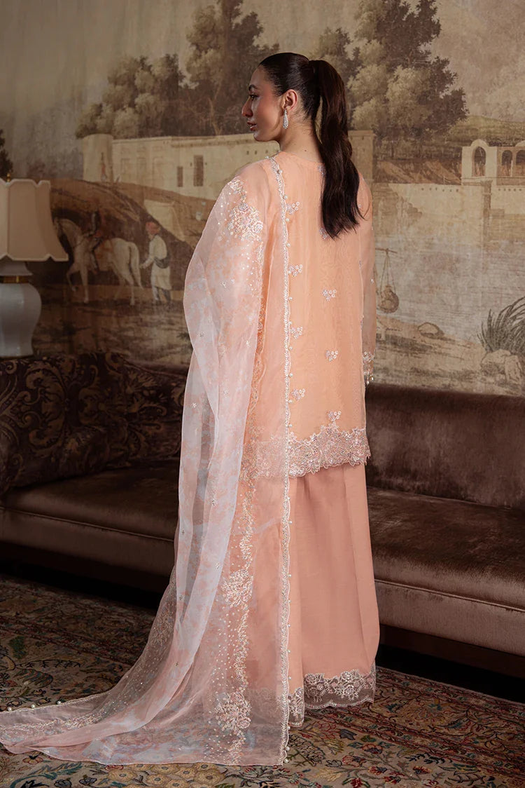 Picture of Cross Stitch - Unstitched Wedding Collection - Coral Bloom - Available at Raja Sahib