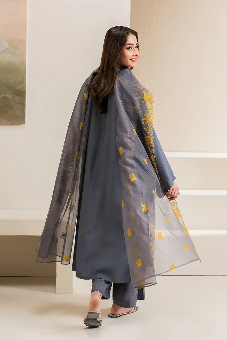 Picture of Cross Stitch - Basic Pret Collection - 2 PC - Smokey Lime - Available at Raja Sahib