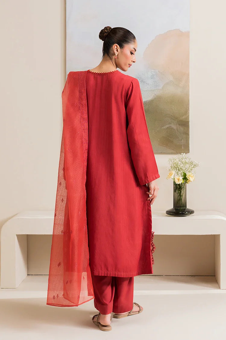 Picture of Cross Stitch - Basic Pret Collection - 2 PC - Saffron Gold - Available at Raja Sahib