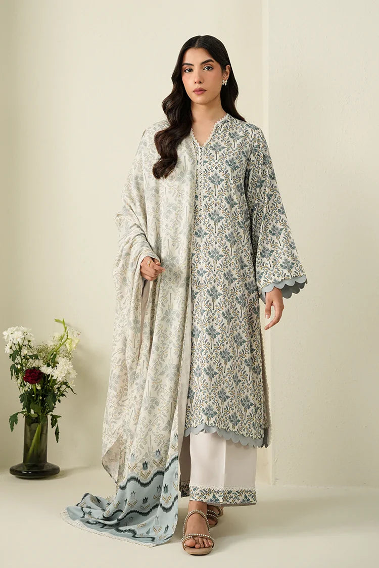 Picture of Cross Stitch - Daily Linen Edit Vol 1 - 3 Piece - Coconut Haze - Available at Raja Sahib