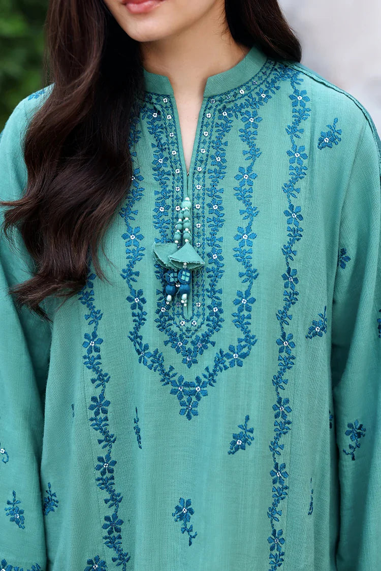 Picture of Cross Stitch - Unstitched Winter Collection - Fleur Whisper - Available at Raja Sahib