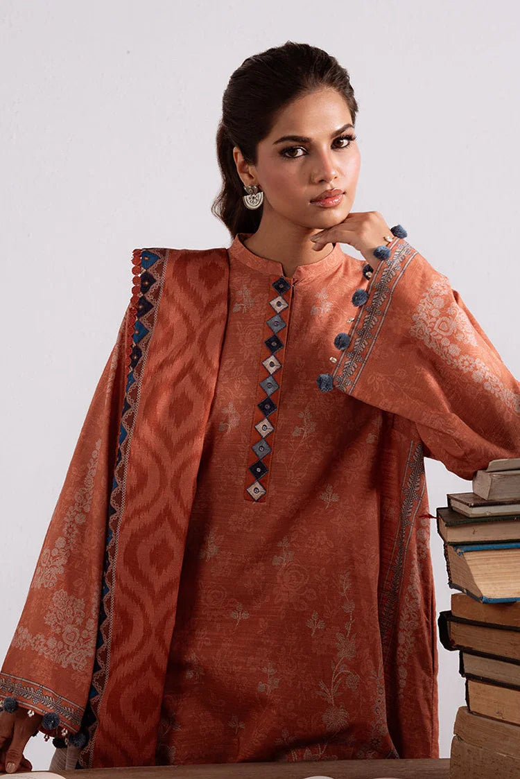 Picture of Cross Stitch - Unstitched Winter Collection - Amber Mirage - Available at Raja Sahib
