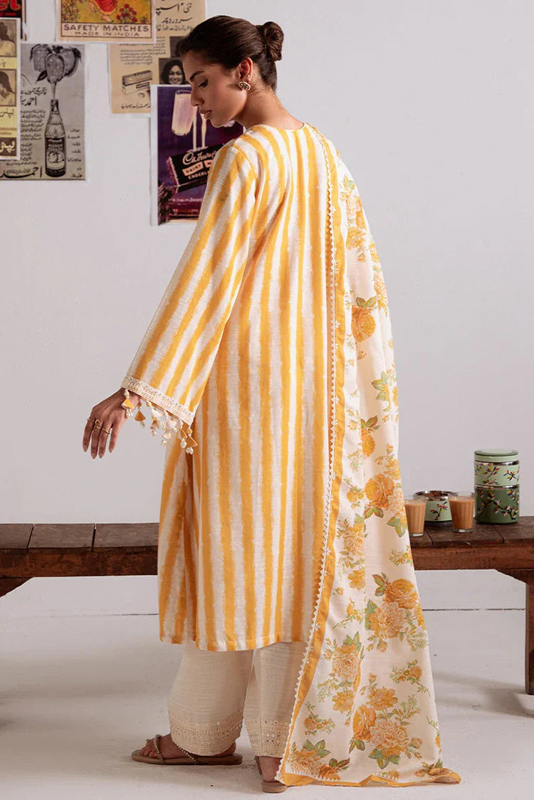 Picture of Cross Stitch - Unstitched Winter Collection - Ochre Bliss - Available at Raja Sahib
