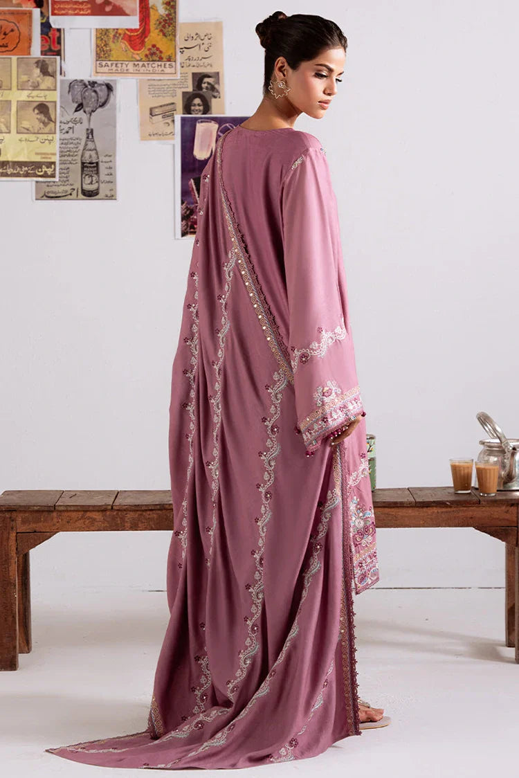 Picture of Cross Stitch - Unstitched Winter Collection - Petal Dust - Available at Raja Sahib