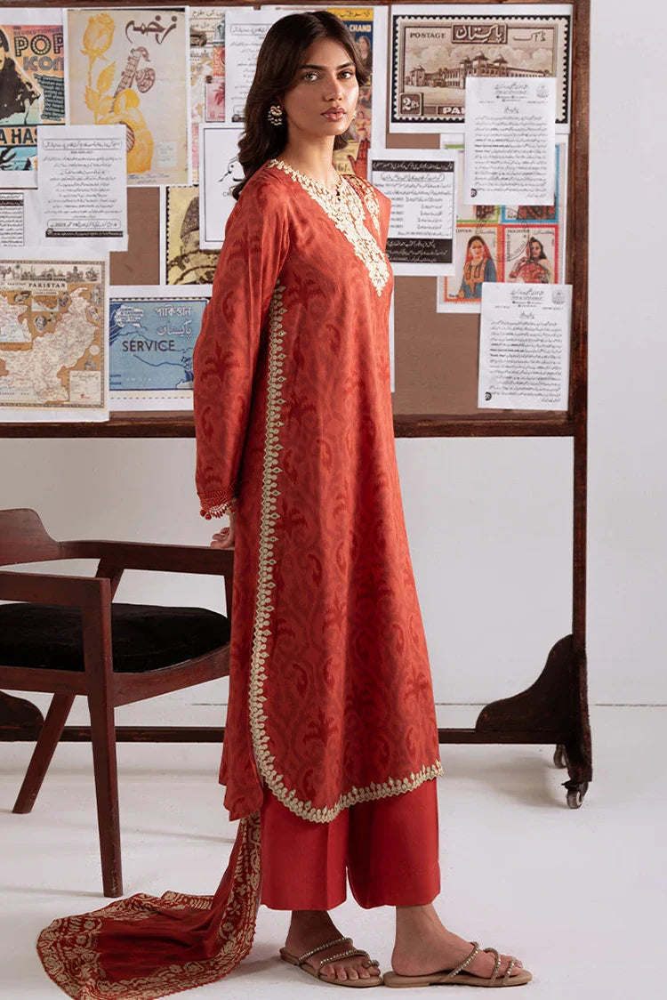 Picture of Cross Stitch - Unstitched Winter Collection - Rustic Aura - Available at Raja Sahib