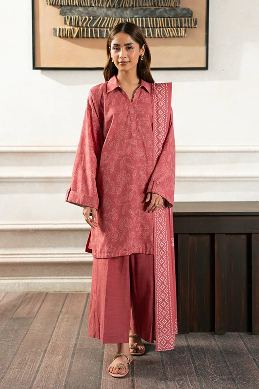 Picture of Cross Stitch - Basic Pret Collection - 3 PC - Rosy Dusk - Available at Raja Sahib
