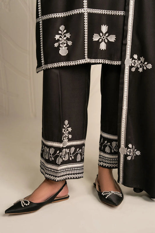 Picture of Cross Stitch - Noir Ecru - 3 Piece - Available at Raja Sahib