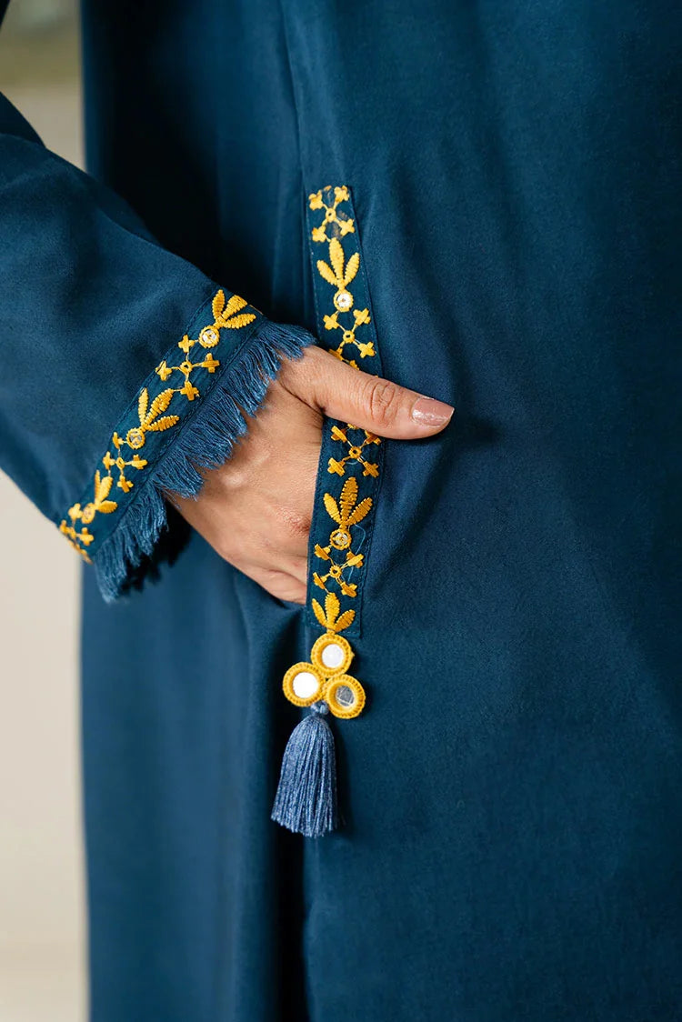 Picture of Cross Stitch - Exclusive Pret - Sage Blue - 2 Piece - Shirt & Dupatta - Available at Raja Sahib