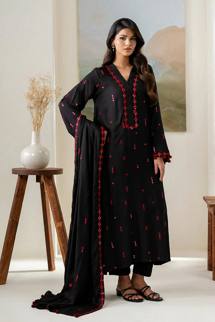 Picture of Cross Stitch - Exclusive Pret - Black Muse - 2 Piece - Shirt & Dupatta - Available at Raja Sahib