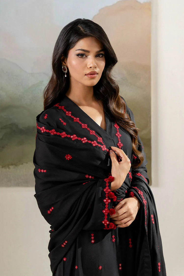 Picture of Cross Stitch - Exclusive Pret - Black Muse - 2 Piece - Shirt & Dupatta - Available at Raja Sahib