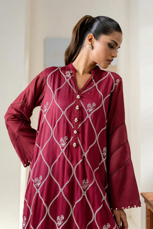 Picture of Cross Stitch - Exclusive Pret - Royal Bliss - 2 Piece - Shirt & Trouser - Available at Raja Sahib