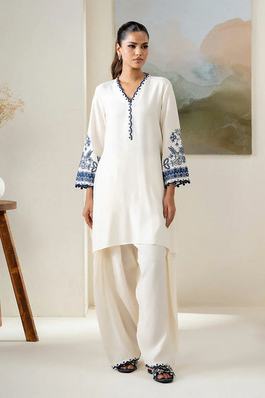Picture of Cross Stitch - Exclusive Pret - Blue Wave - 2 Piece - Shirt & Trouser - Available at Raja Sahib