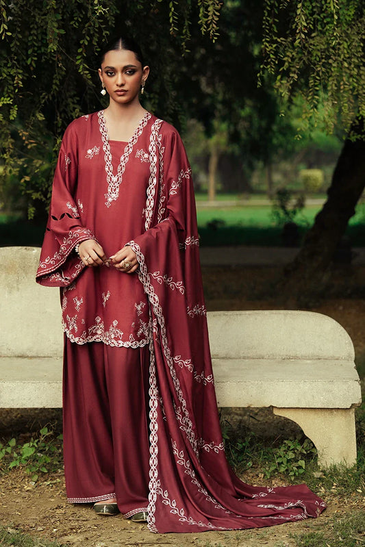 Picture of Cross Stitch - Marina Unstitched Premium Collection - Rouge Luxe - Available at Raja Sahib