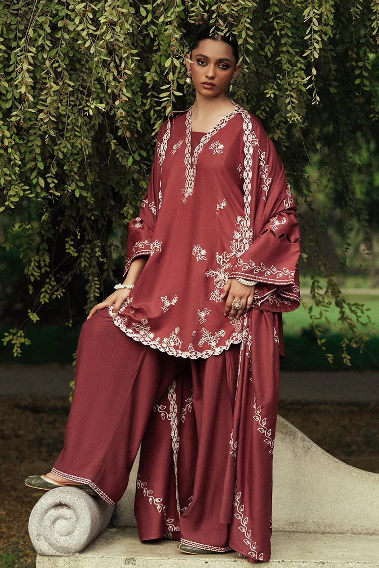 Picture of Cross Stitch - Marina Unstitched Premium Collection - Rouge Luxe - Available at Raja Sahib